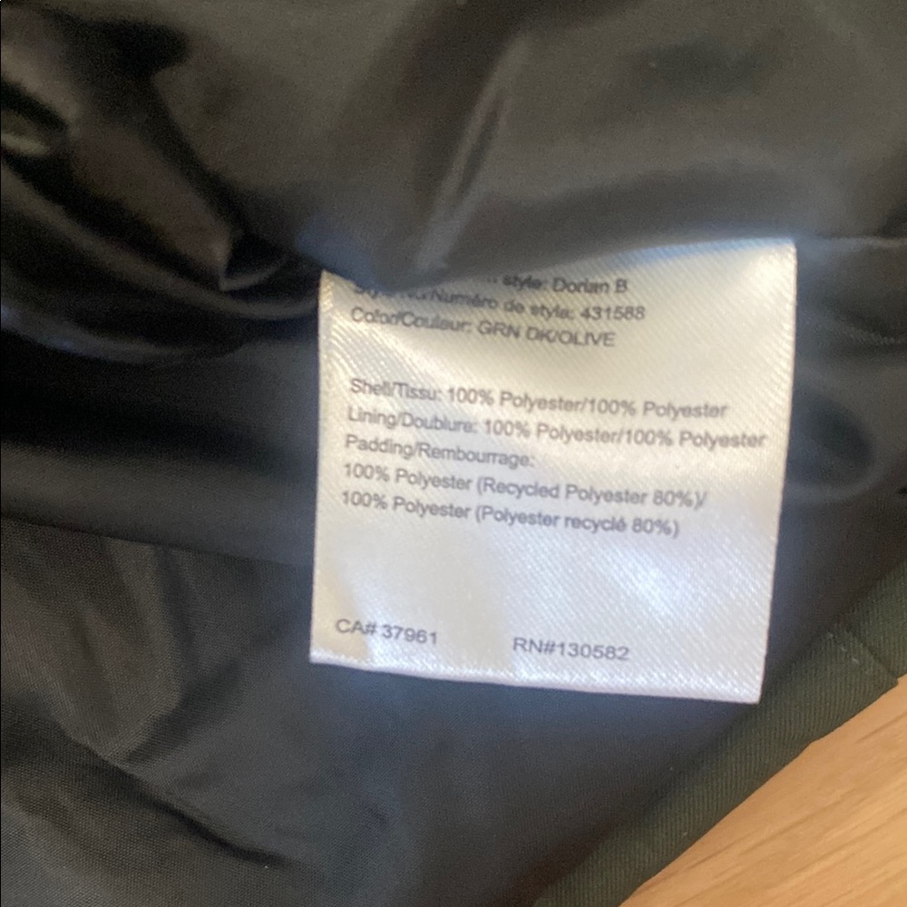 Green and Orange Raincoat with Water-Resistant Material - Picture 10 of 10